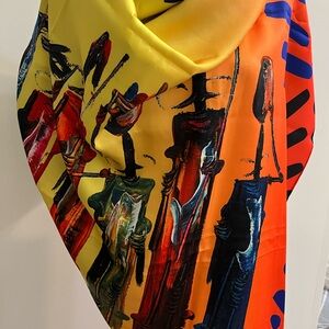 Sassy Jones Vibrant Multicolor Scarf